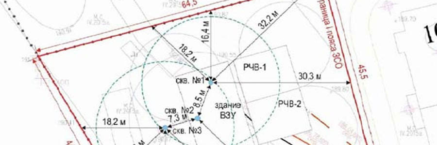 Проект зоны санитарной охраны скважины