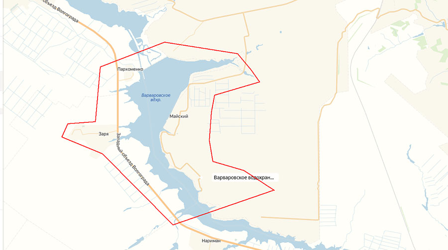 Карта карповского водохранилища волгоградской области